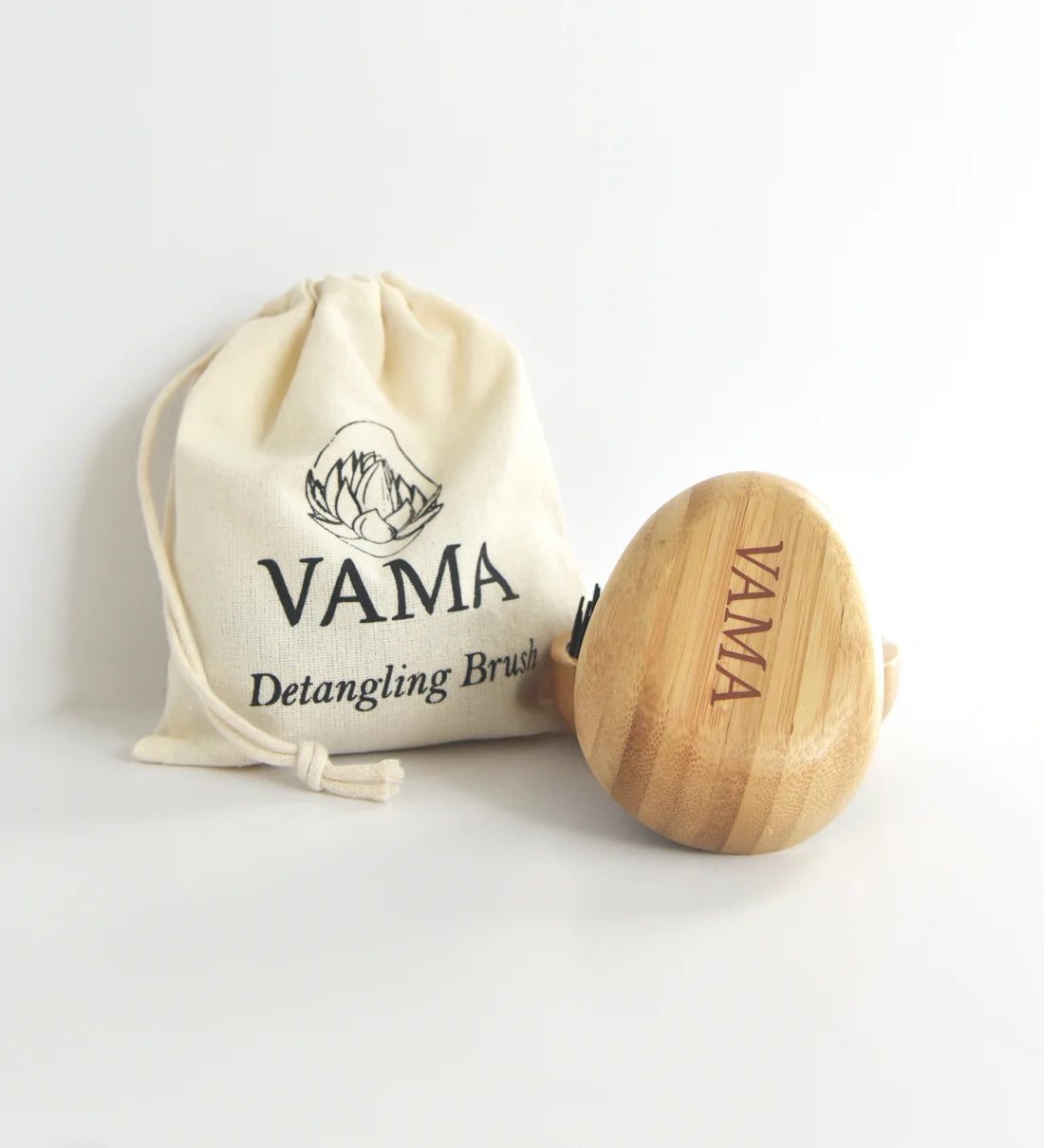 VAMA 竹製乾濕兩用順髮梳 (VAMA WET AND DRY DETANGLING BRUSH)
