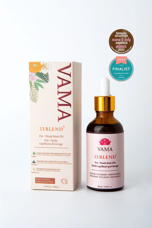VAMA 13 植萃頭皮喚活洗前護理油 (VAMA 13 BLEND PRE-WASH HAIR OIL)